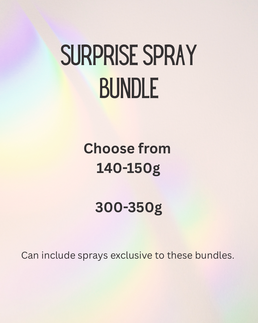 Surprise Spray Bundle for Hamsters