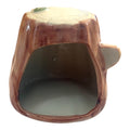 Ceramic Tree Stump Hide for Small Animals | Hamster | Gerbils | Mice