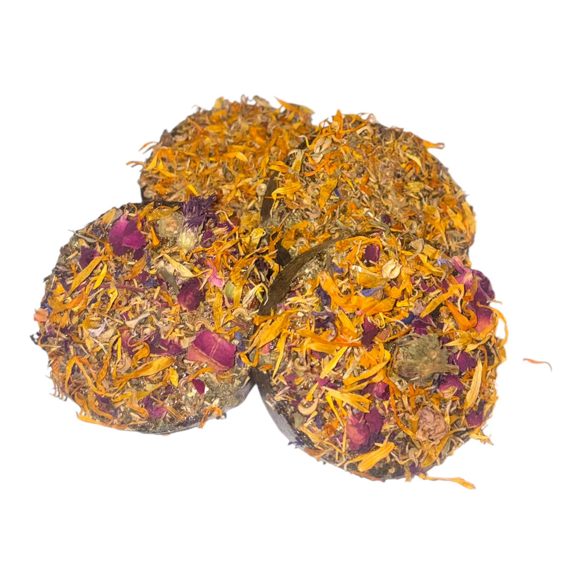 Botanical Topped Cookies for Small Animals | Pack of 4 | Natural Nibbles